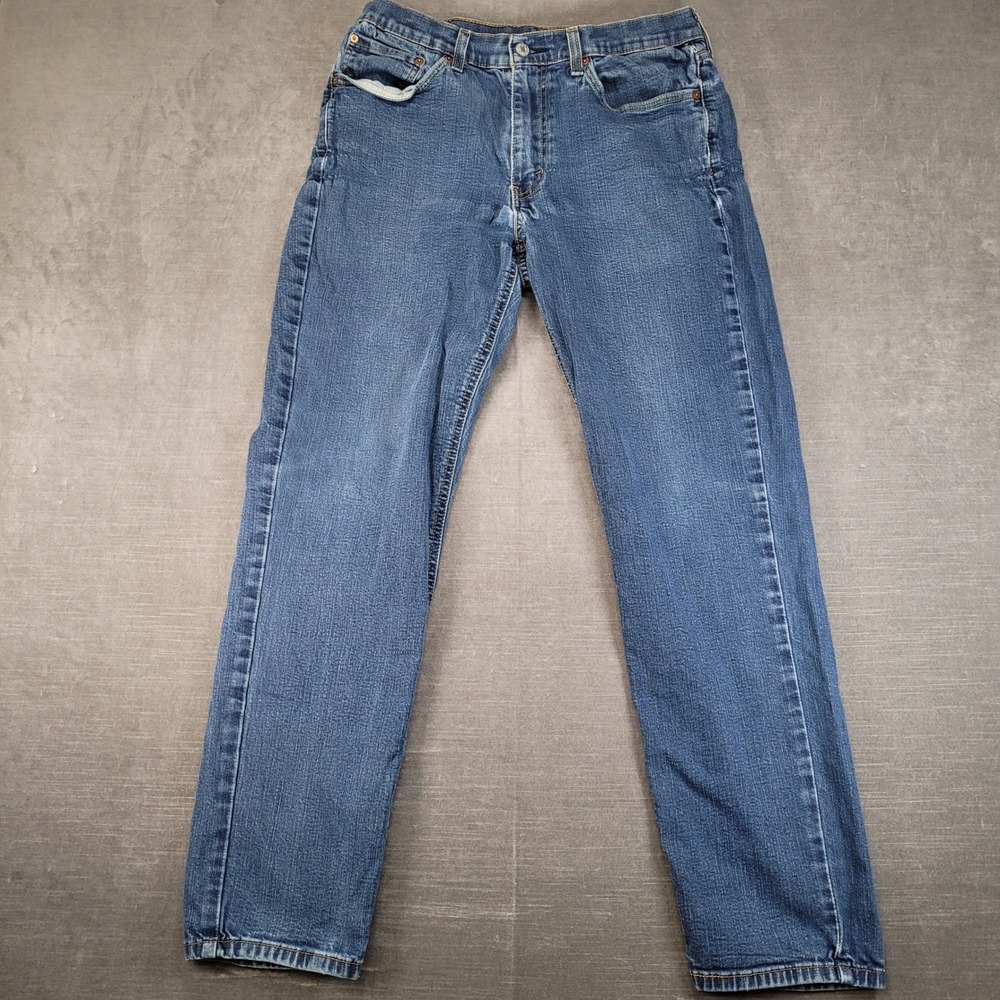 Levi's 541 Athletic Taper Jeans Mens 32x32 Blue Medium Wash Stretch Denim